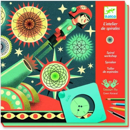 Taller espirales El laboratorio de Gwen el sabio de Djeco