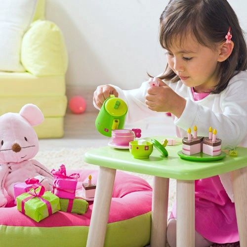 BANDEJA de cumpleaños rosa de Djeco