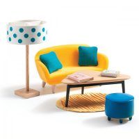 CASAS DE MUÑECA El salón de DJECO CASAS DE MUÑECA El salón de DJECO